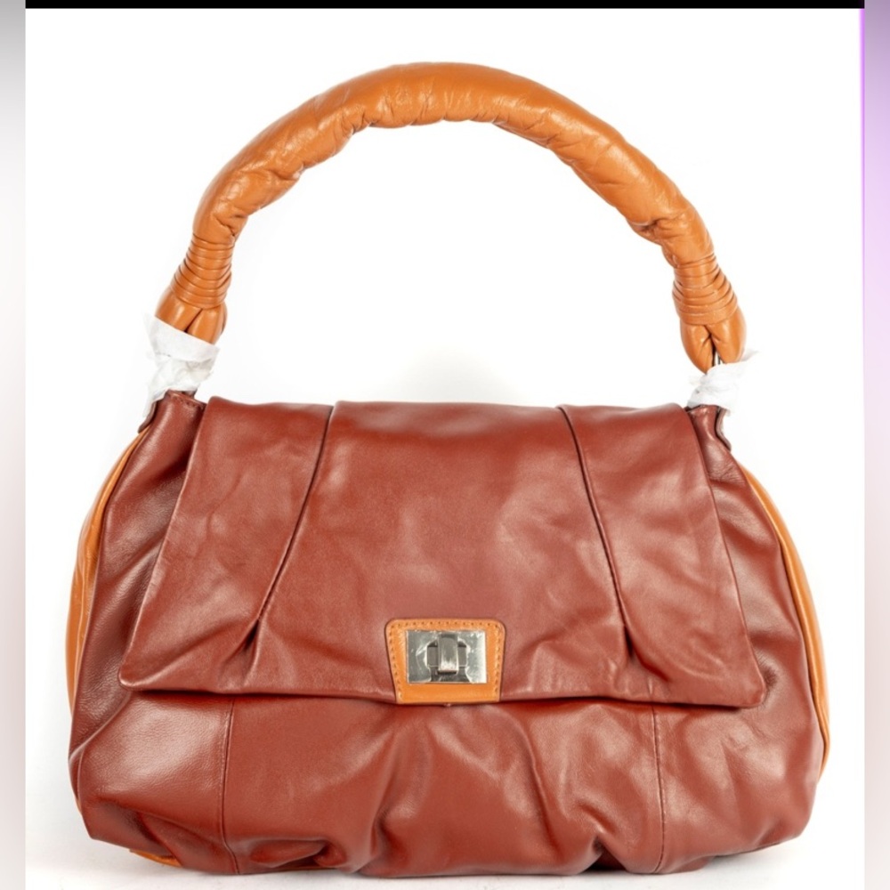 Nina Ricci  Brown Leather Handbag